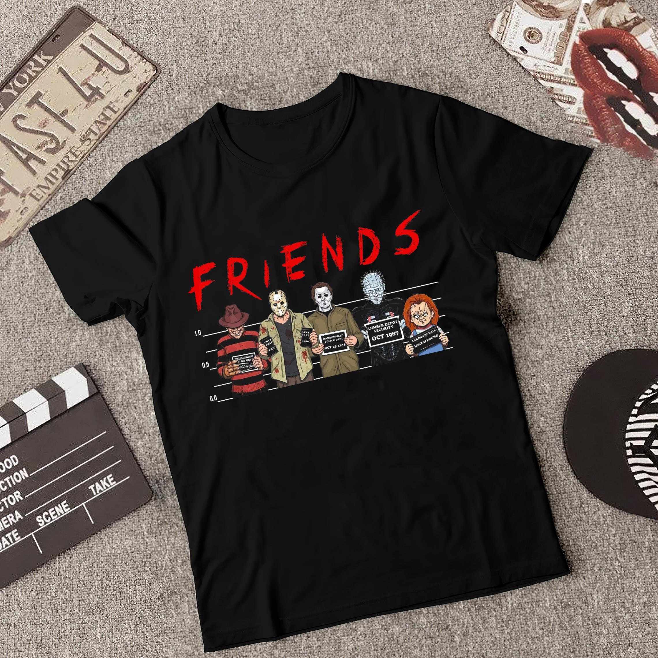 Friends Horror Characters T-Shirt