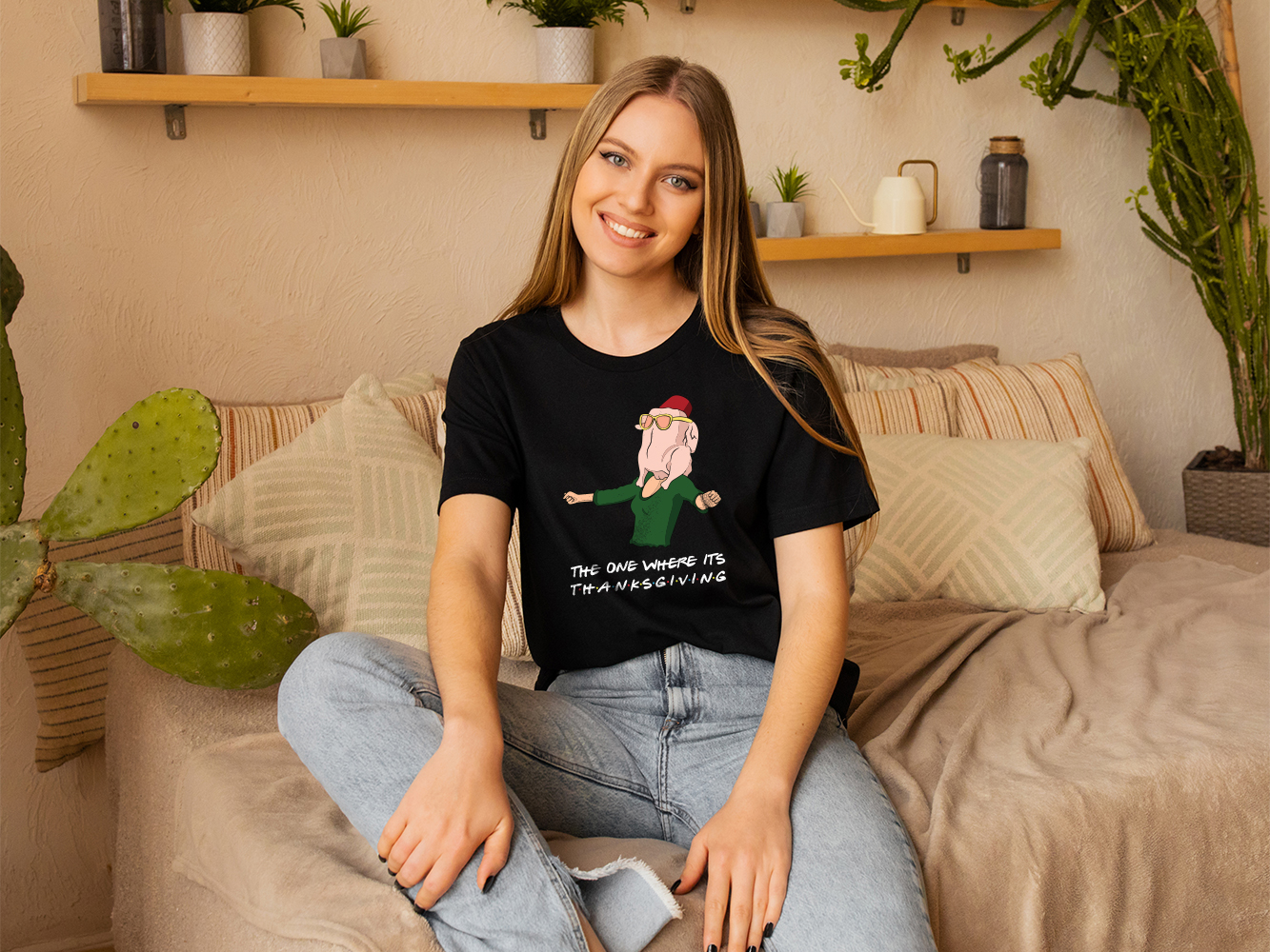 Friends Inspired Funny Thanksgiving Shirts For Favors