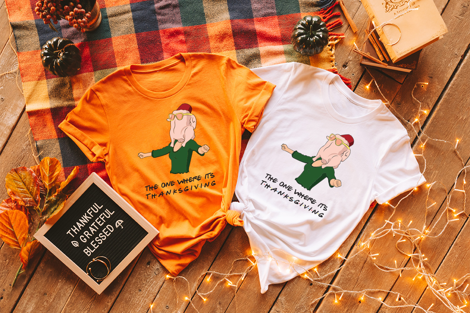 Friends Inspired Funny Thanksgiving Shirts For Favors