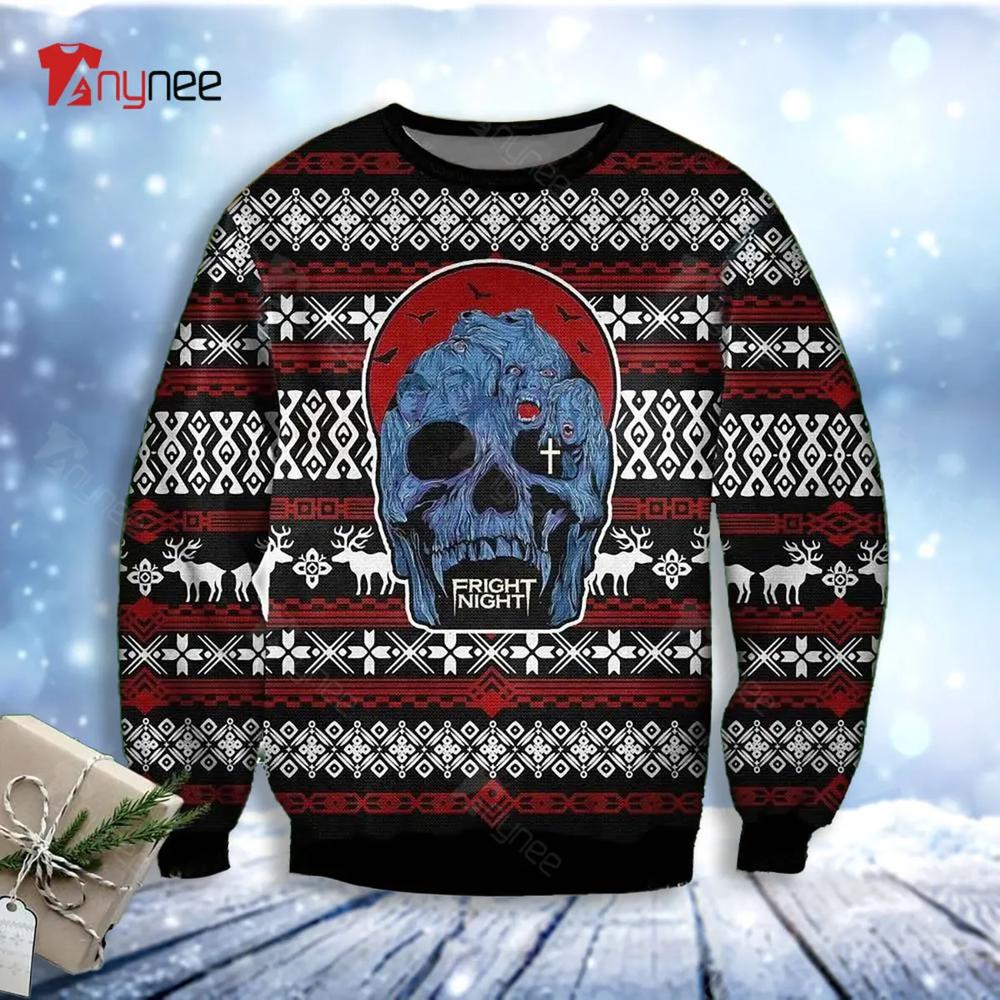 Fright Night Horror Movie Christmas Ugly Christmas Sweater- Best Christmas Gifts 2023