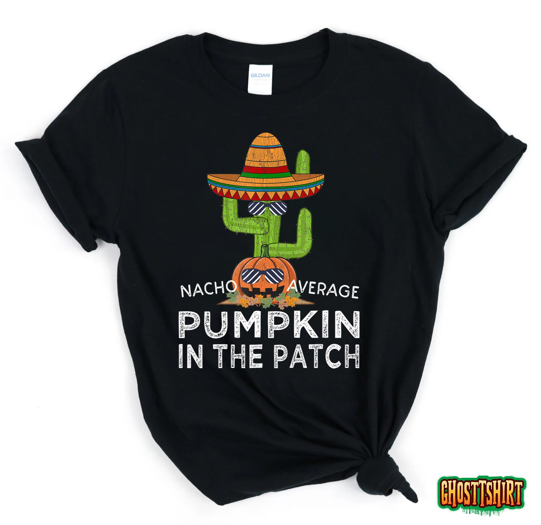 Fun Cute Halloween Fall Saying  Funny Pumpkin In The Patch T-Shirt