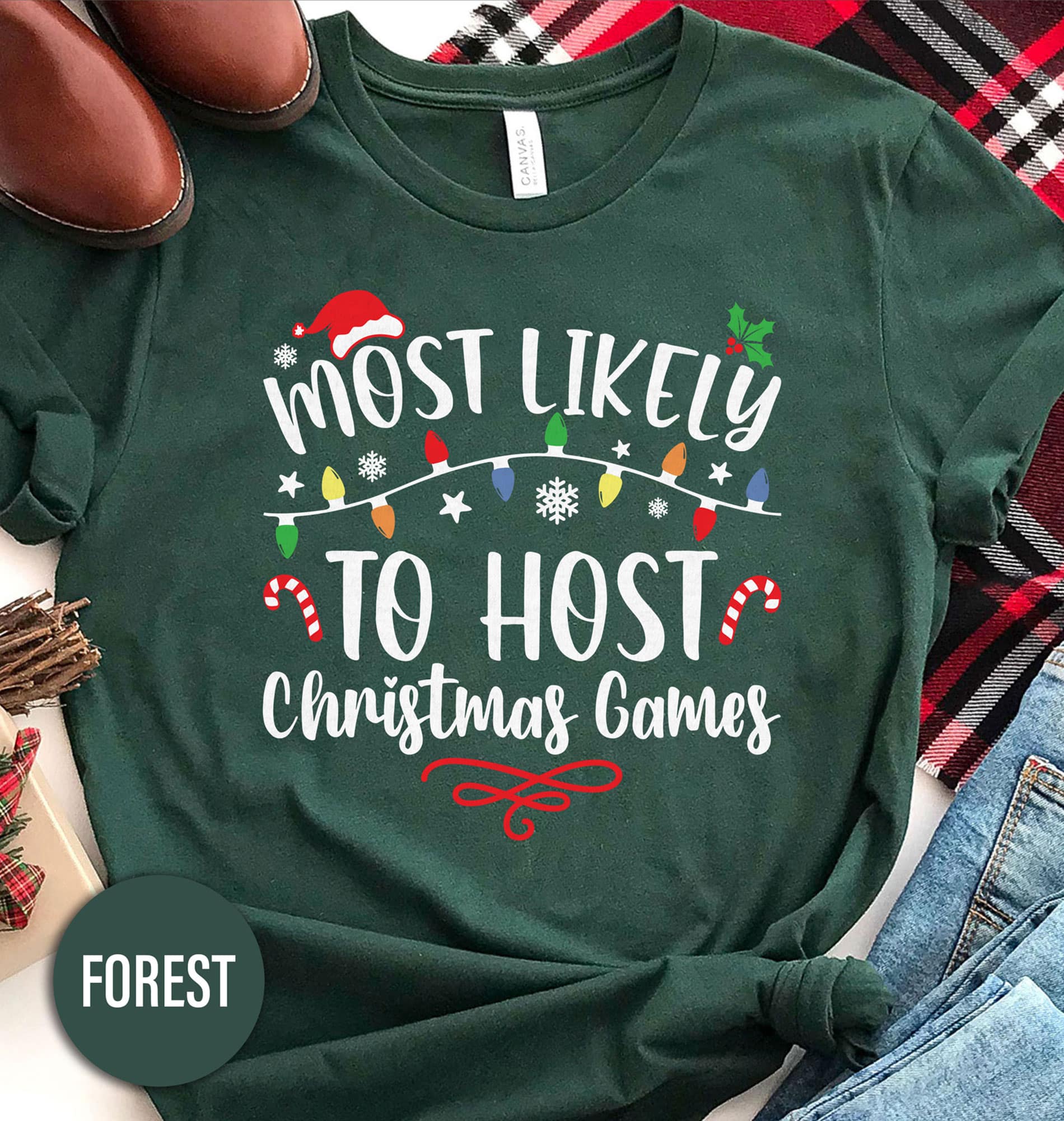 Fun Host’s Christmas Games Holiday Shirt