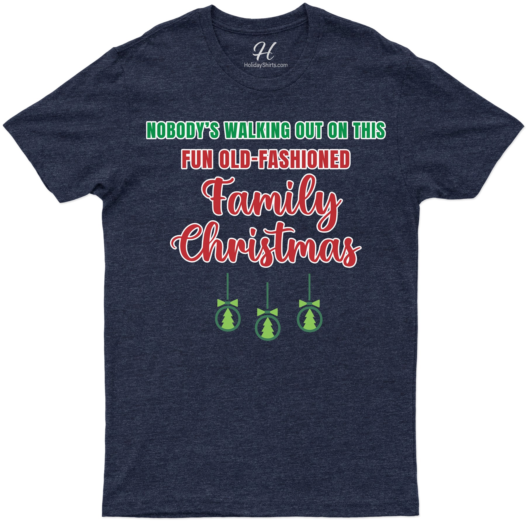 Fun Old-Fashioned Family Christmas Shirt