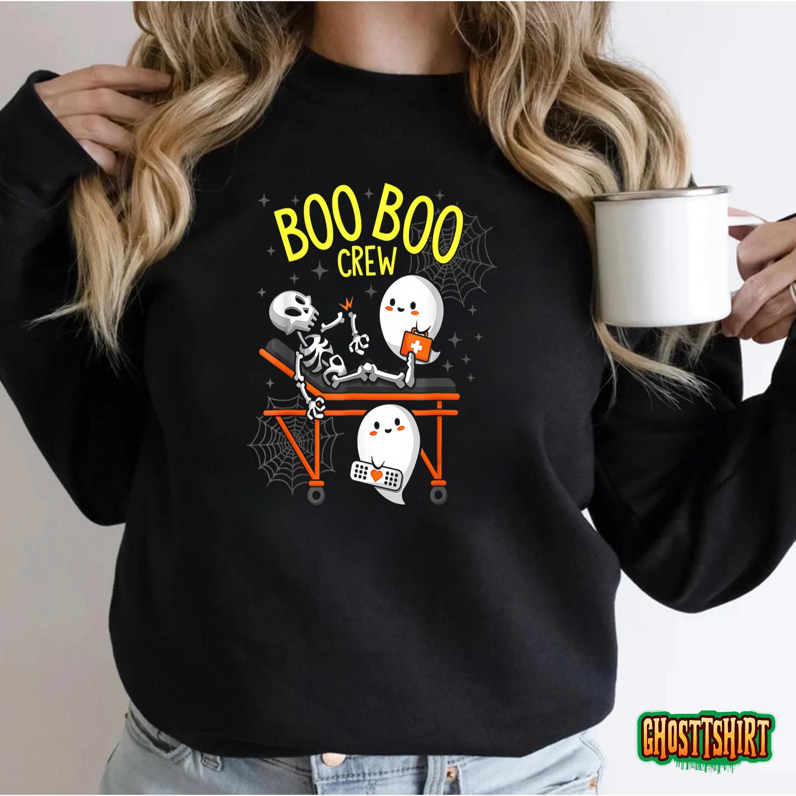 Funny BOO BOO CREW Nurse RN Halloween 2022 T-Shirt