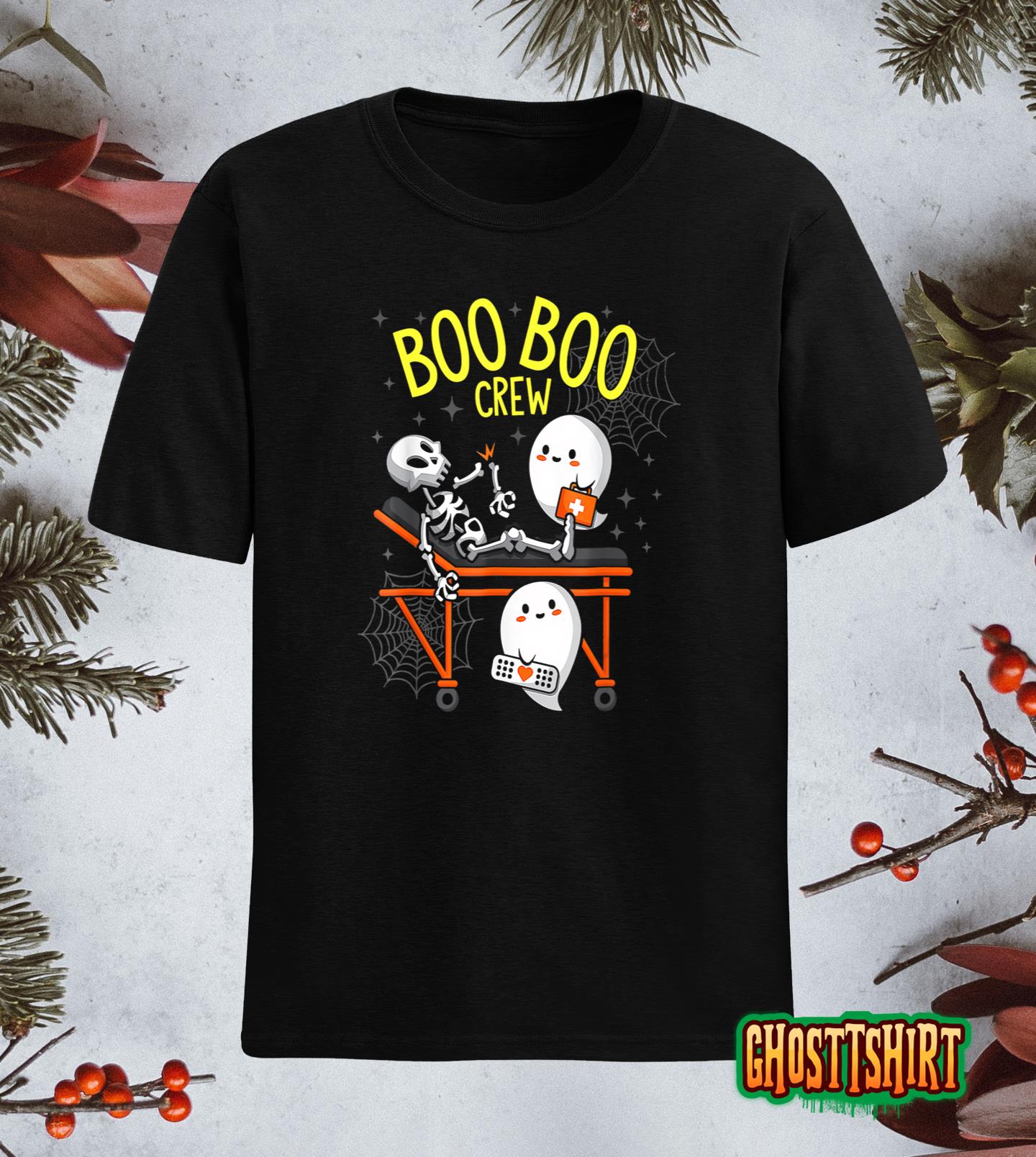 Funny BOO BOO CREW Nurse RN Halloween 2022 T-Shirt