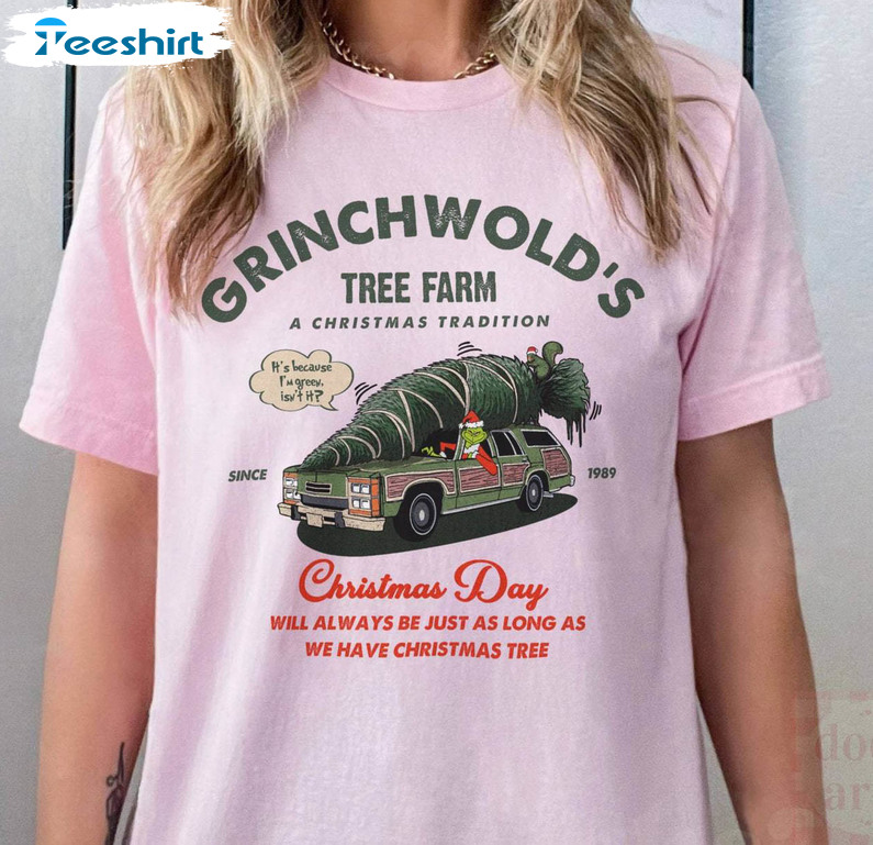 Funny Christmas Shirt, Griswold S Tree Farm Hoodie Crewneck