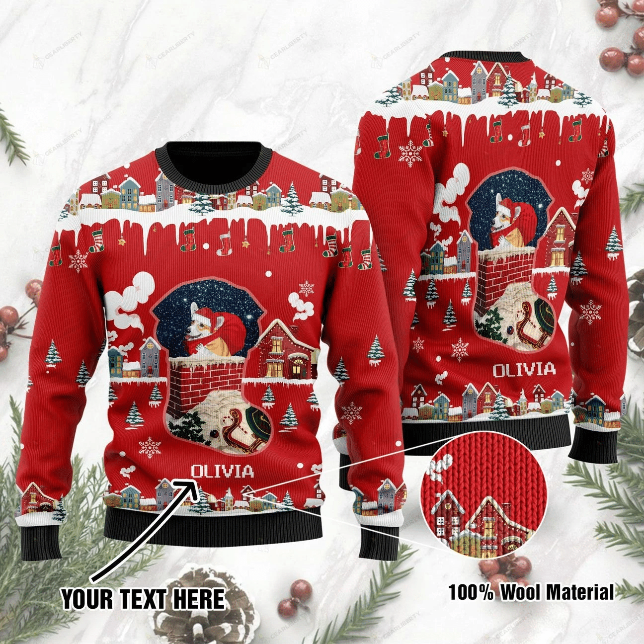 Funny Corgi Dog Ugly Christmas Sweater | For Men & Women | Adult | US1251- Best Christmas Gifts 2023