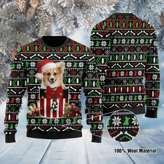 Funny Corgi Dog Ugly Christmas Sweater | For Men & Women | Adult | US1919- Best Christmas Gifts 2023