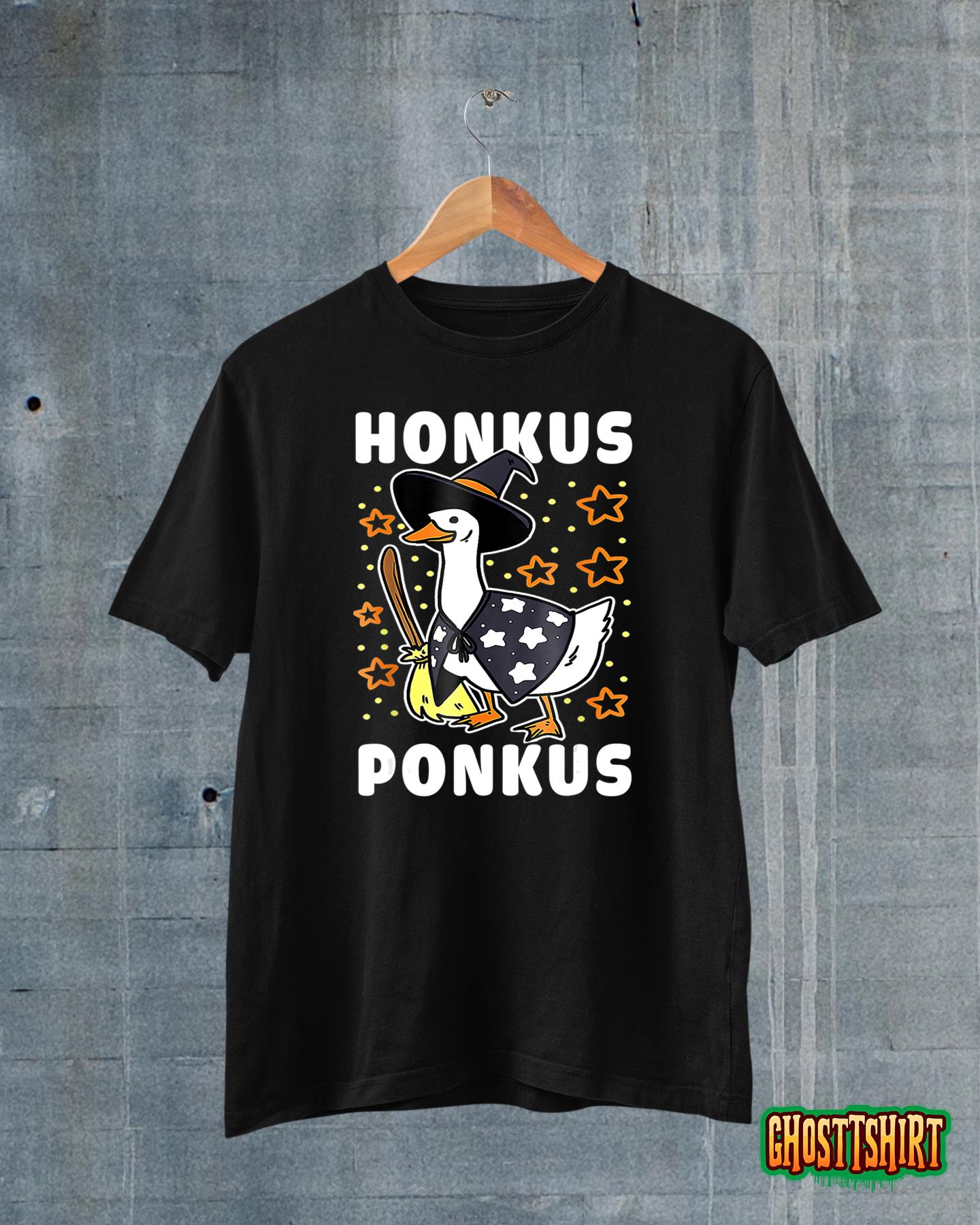 Funny Halloween Witches Duck Cute Honkus Ponkus Gifts T-Shirt