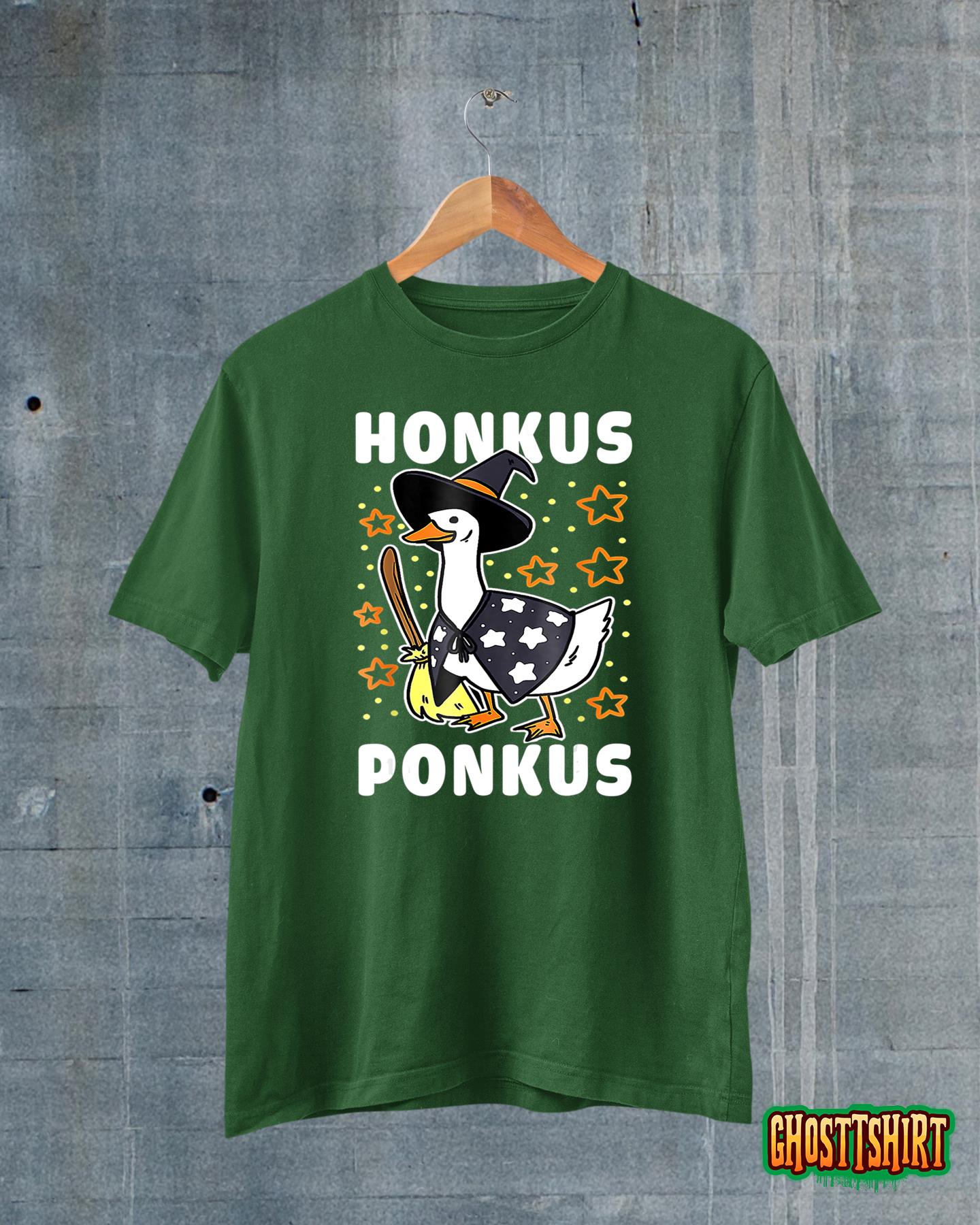 Funny Halloween Witches Duck Cute Honkus Ponkus Gifts T-Shirt