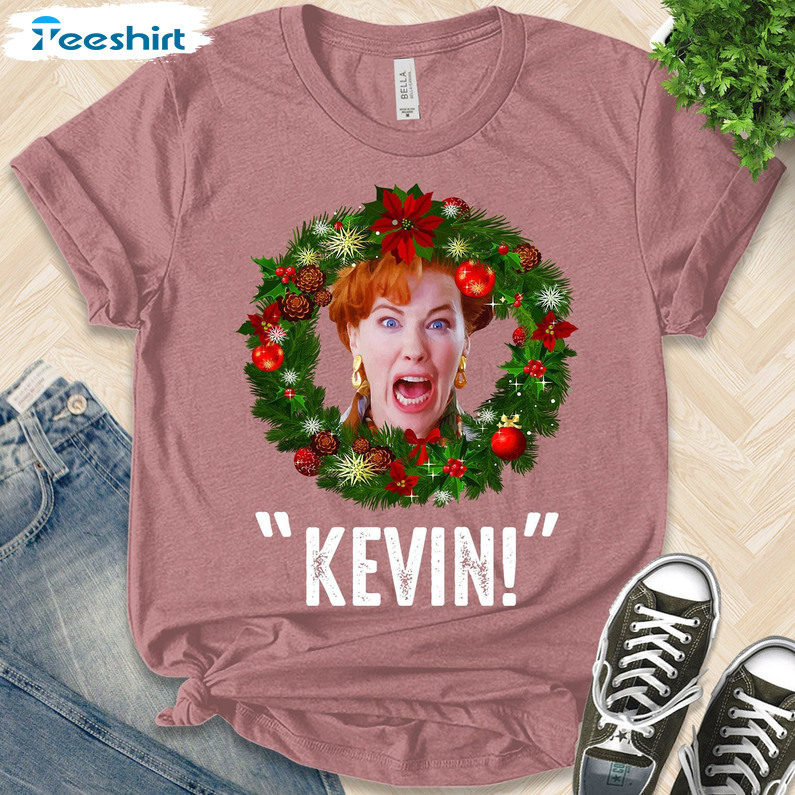 Funny Home Alone Shirt, Christmas Kevin Unisex Hoodie Short Sleeve