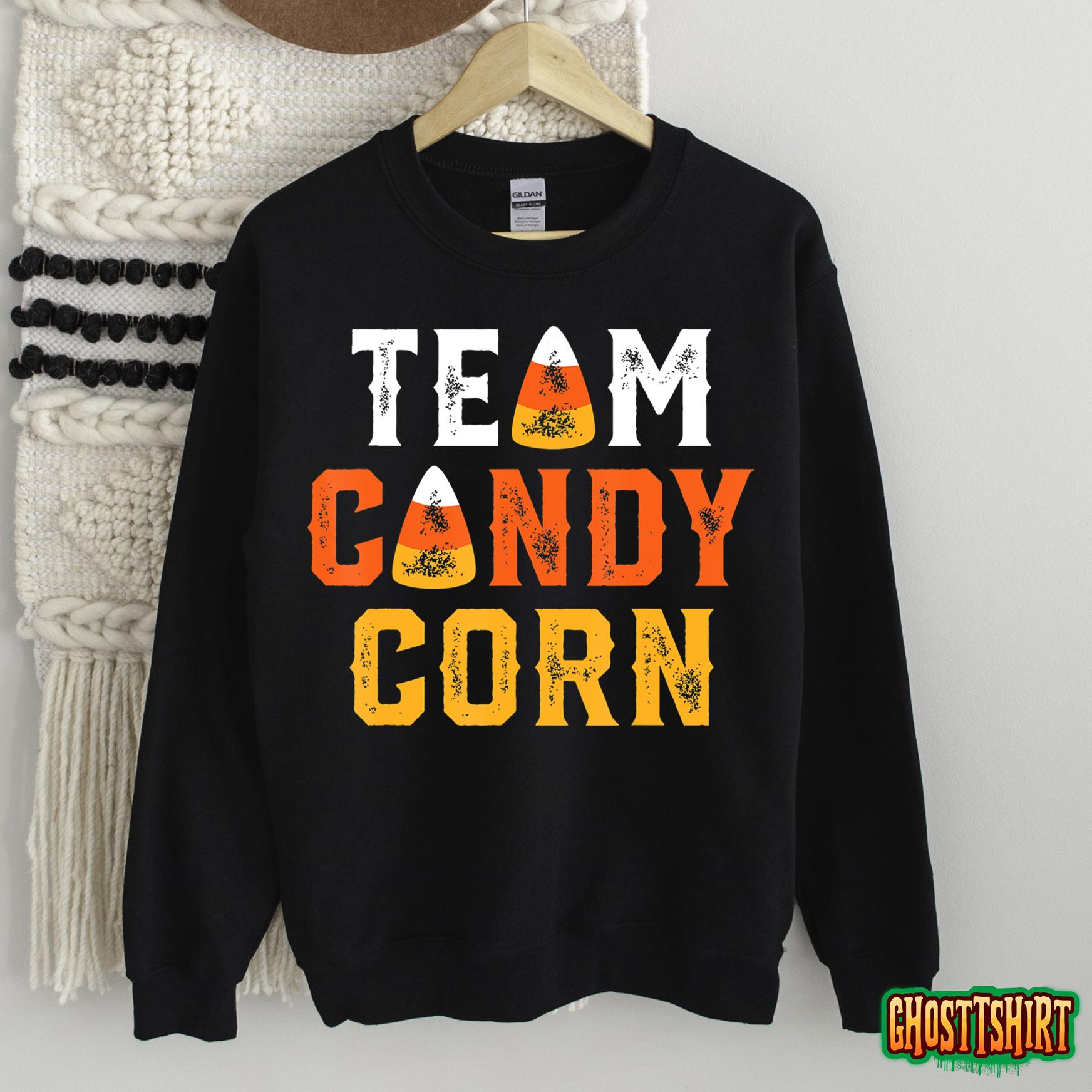 Funny Retro Team Candy Corn Halloween T-Shirt