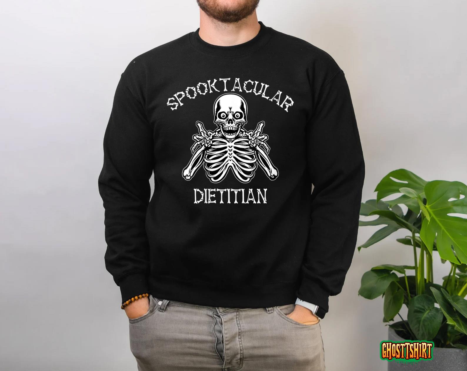 Funny Spooky Spooktacular Dietitian Halloween Sweatshirt