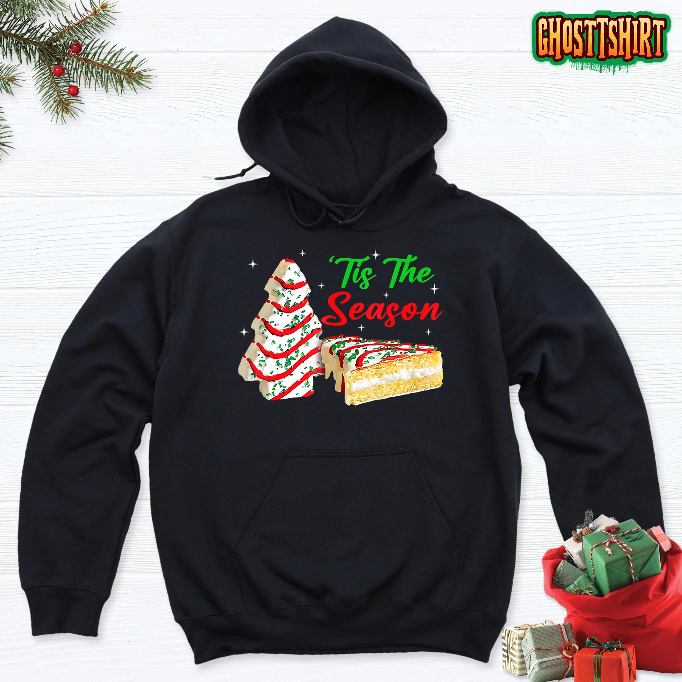 Funny Tis The Season Christmas Tree Cakes Debbie Hoodie