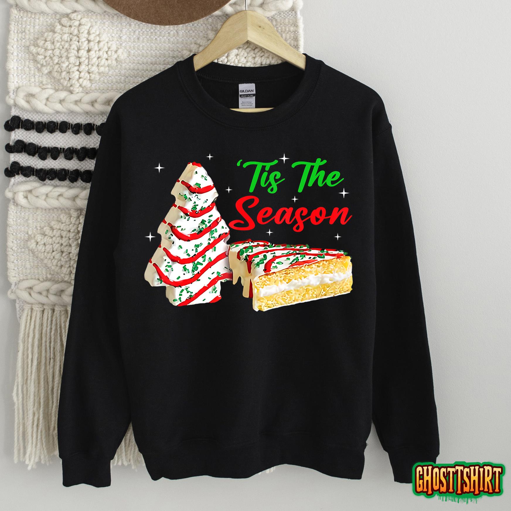 Funny Tis The Season Christmas Tree Cakes Debbie Hoodie