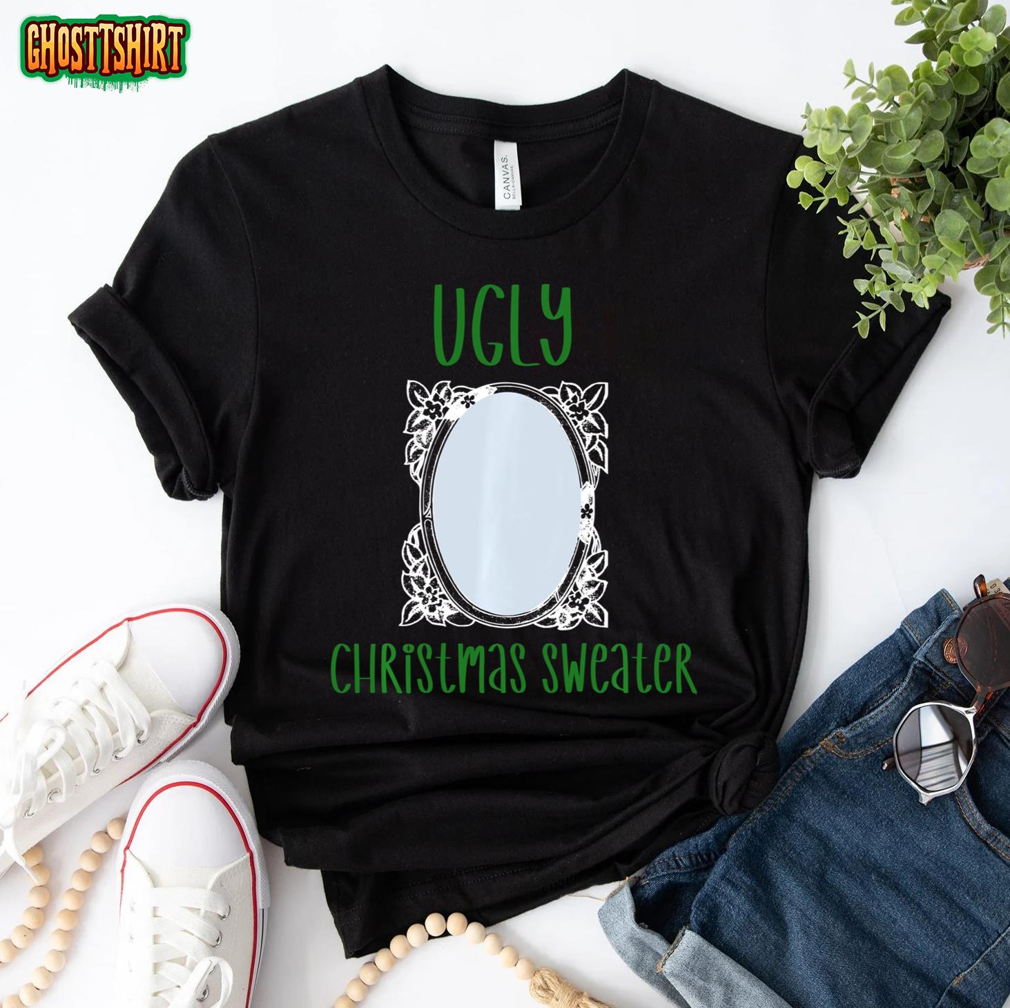 Funny Ugly Christmas Sweater With Mirror Sweatshirt