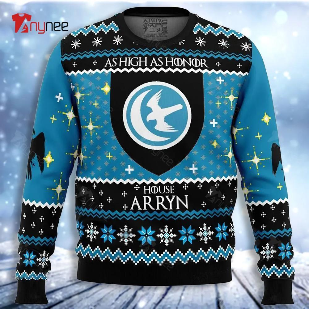 Game Of Thrones House Arryn Ugly Christmas Sweater- Best Christmas Gifts 2023