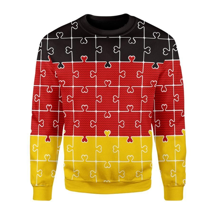 German Autism Ugly Christmas Sweater | For Men & Women | Adult | US3470- Best Christmas Gifts 2023