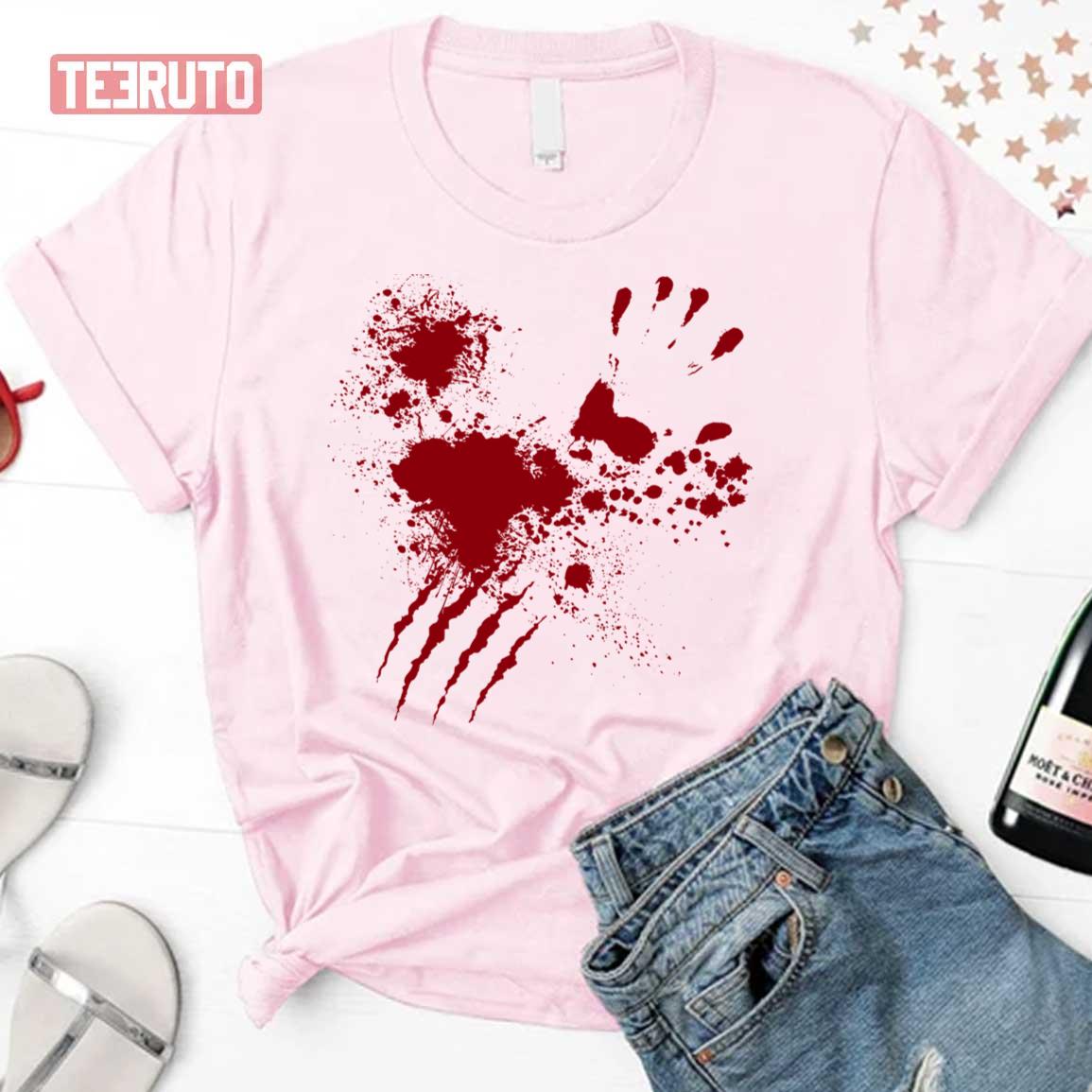 Get Help Blood Splatter Halloween Unisex T-Shirt