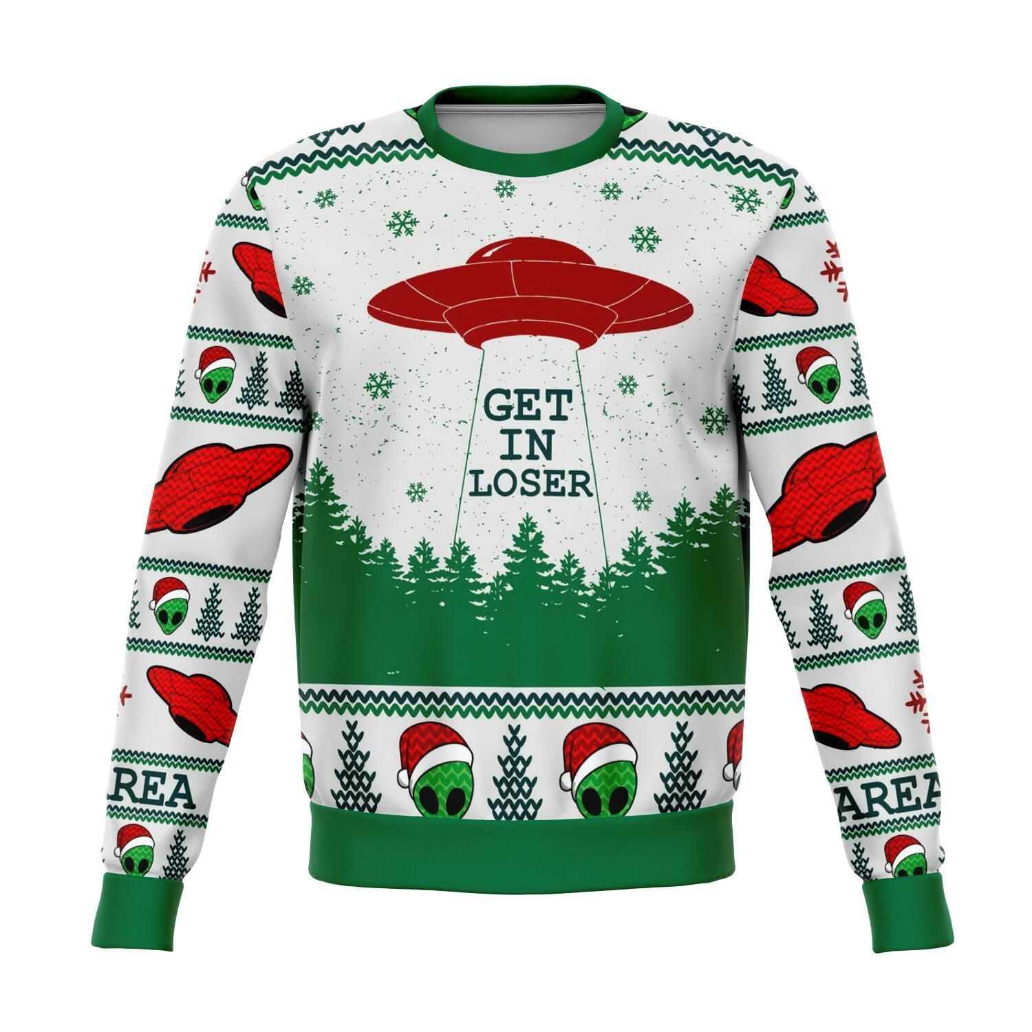 Get In Loser Ugly Christmas Sweater | For Men & Women | Adult | US1963- Best Christmas Gifts 2023