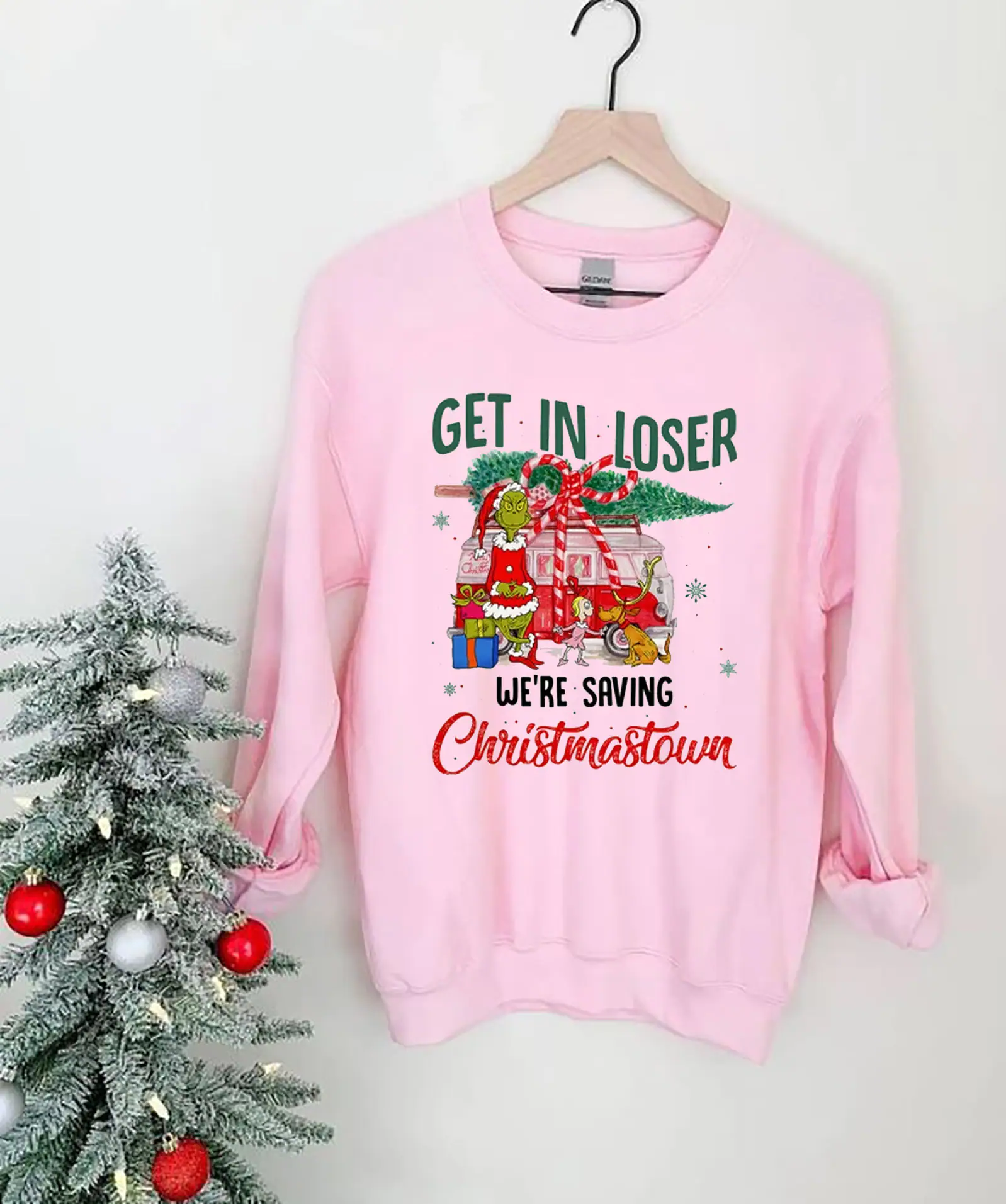 Get In Loser We’re Saving Christmas Sweatshirt