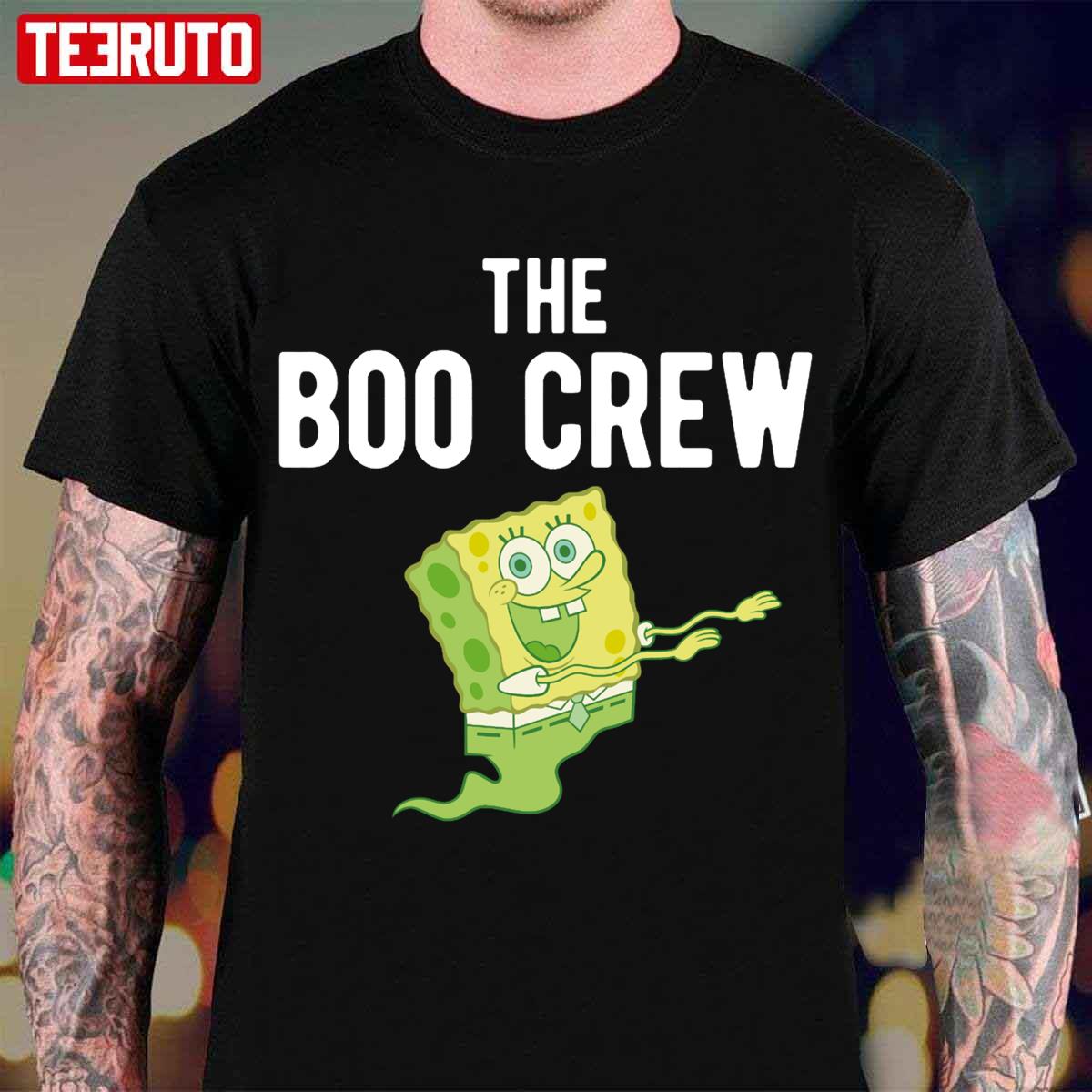 Ghost Boo Crew Halloween Spongebob Unisex T-Shirt