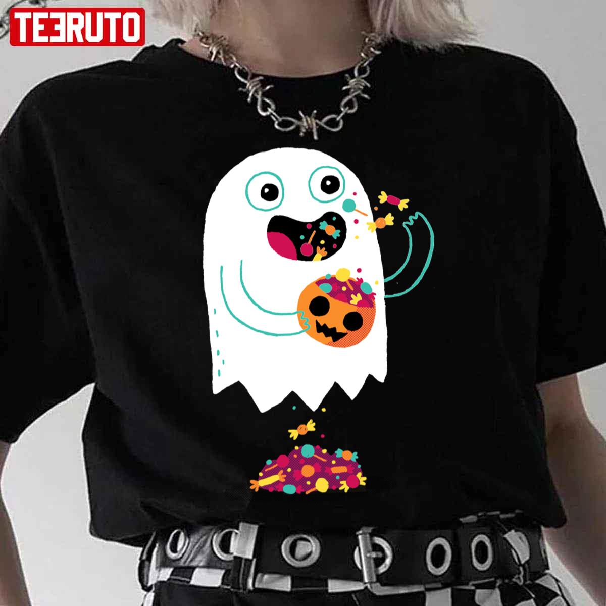 Ghost Candy Halloween Unisex T-Shirt