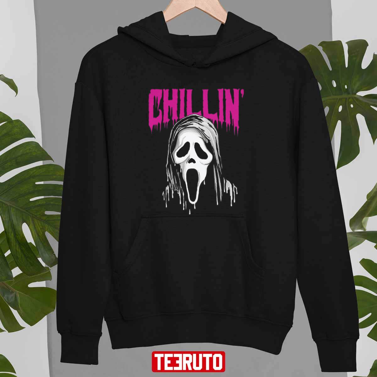 Ghost Face Chillin’ Halloween Unisex Sweatshirt