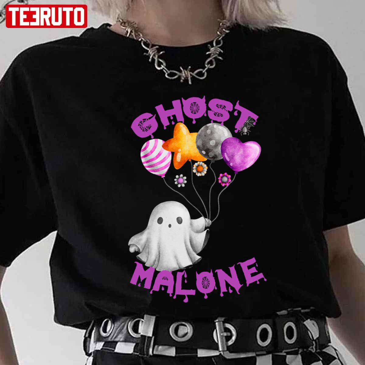 Ghost Malone Spooky Post Malone Halloween Unisex T-Shirt