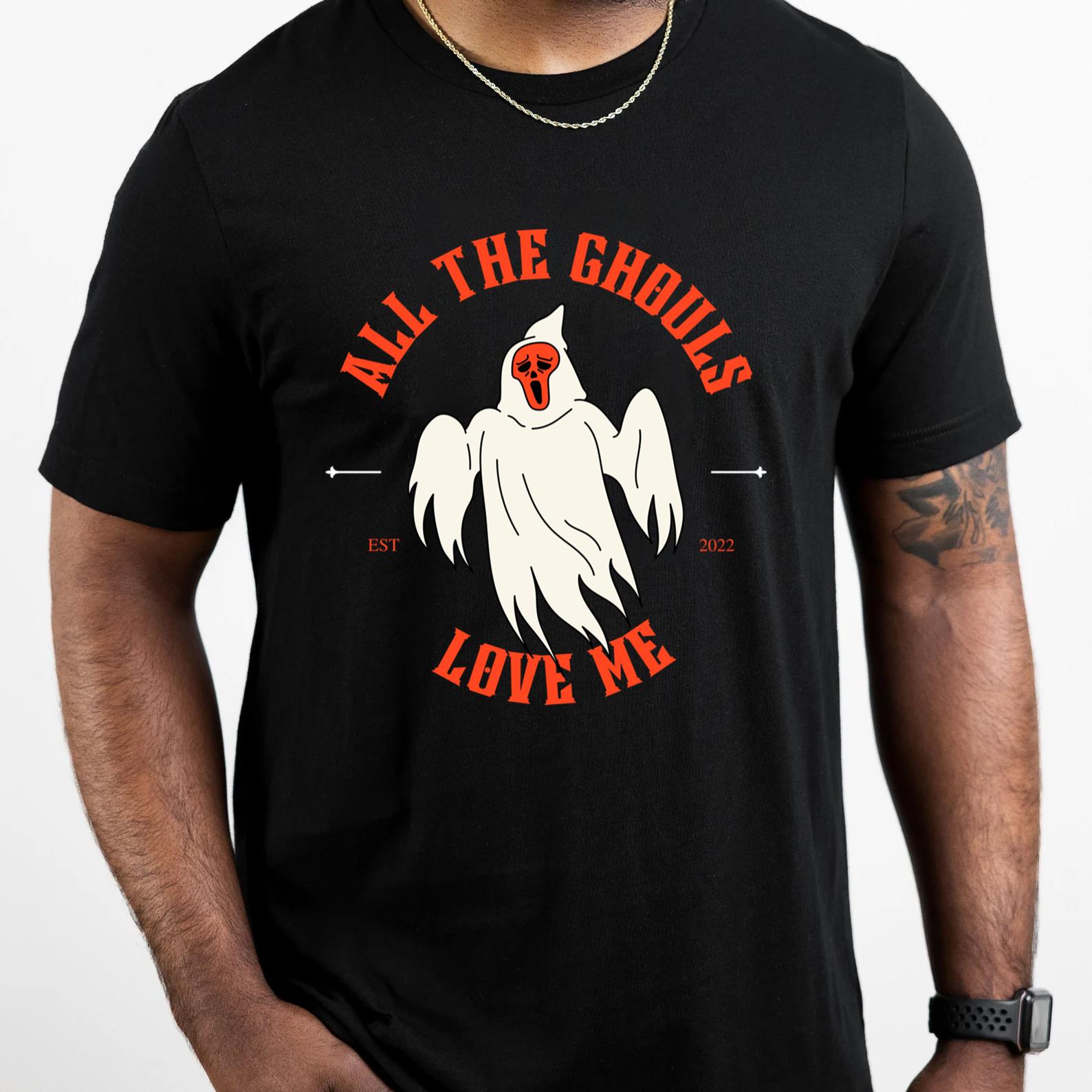 Ghost Vibes All The Ghouls-Love Me T-Shirt