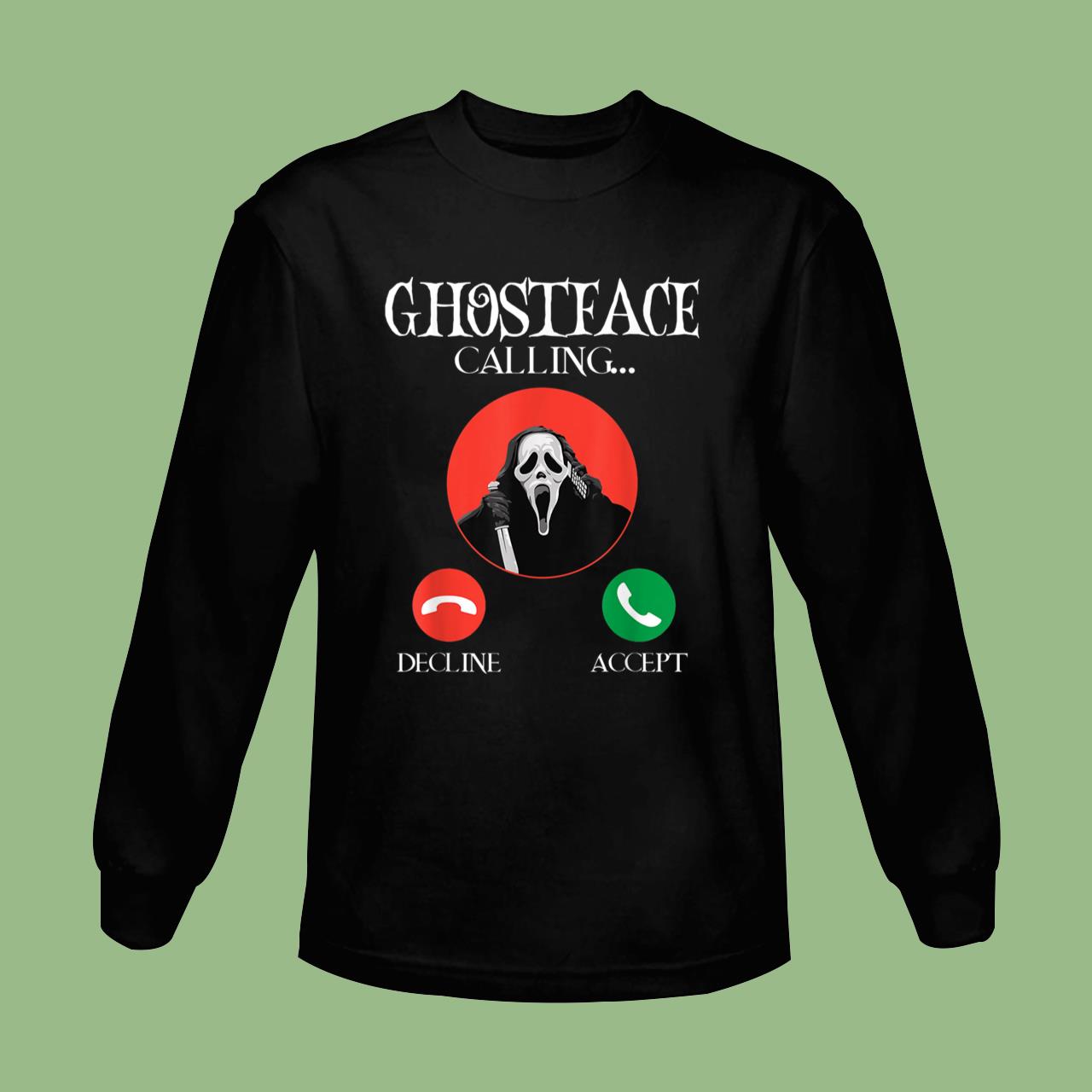 Ghostface Calling Halloween Funny T-Shirt