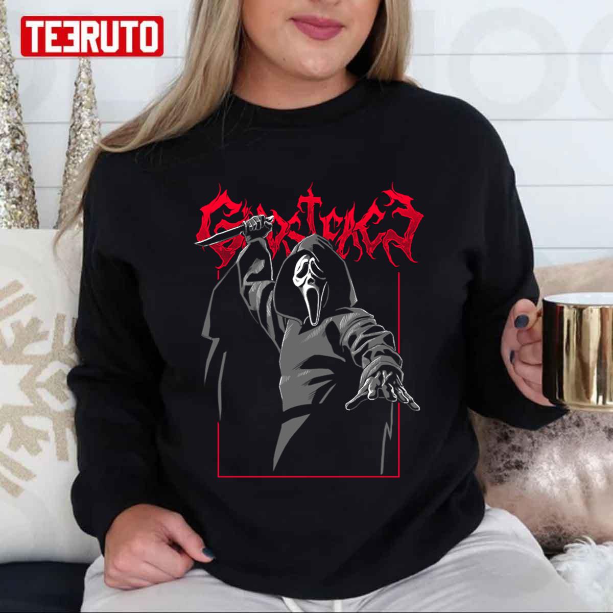 Ghostface Metal Halloween Unisex Sweatshirt