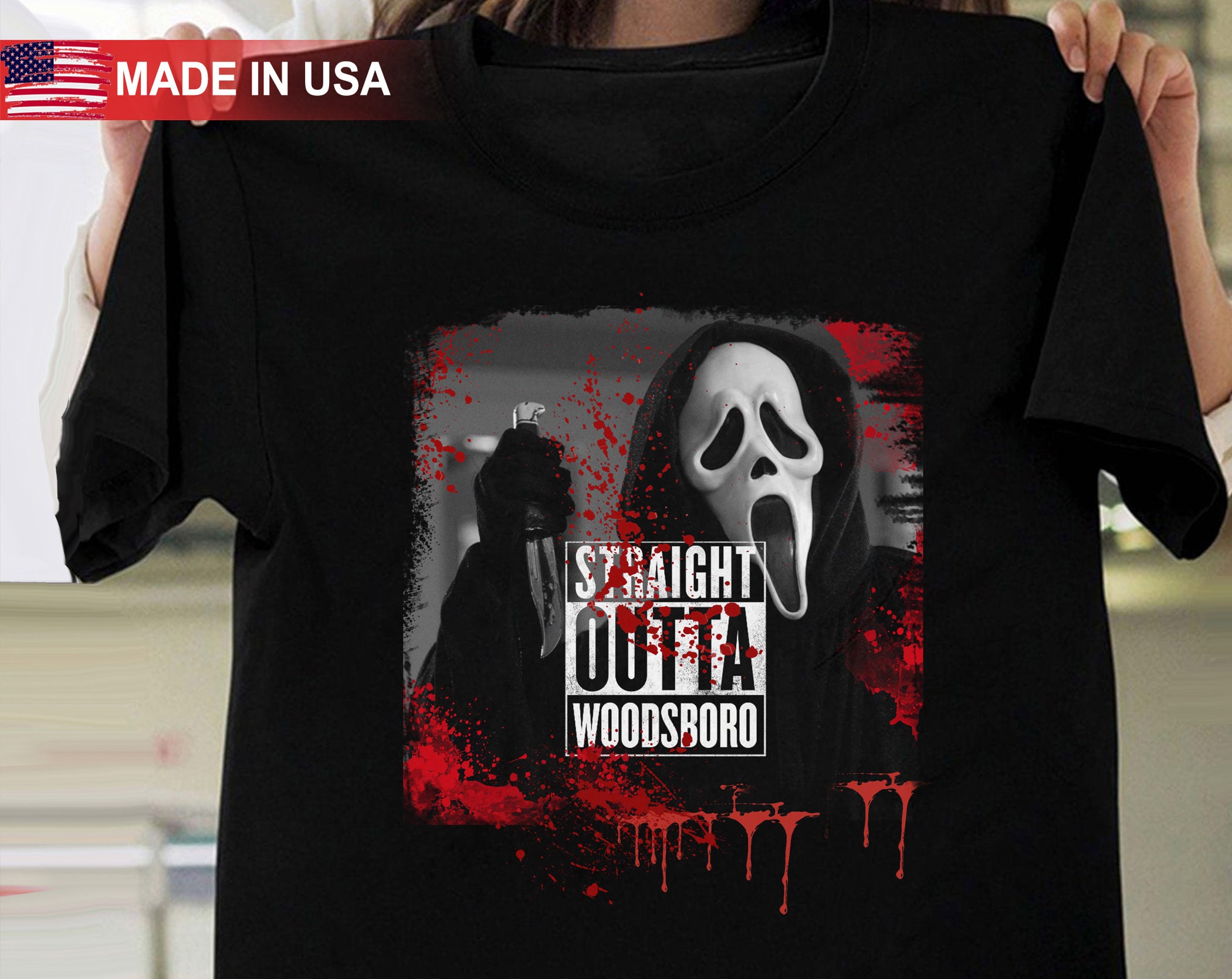 Ghostface Straight Outta Woodsboro T-Shirt