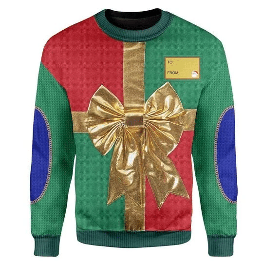 Gift Box Ugly Christmas Sweater | For Men & Women | Adult | US3778- Best Christmas Gifts 2023