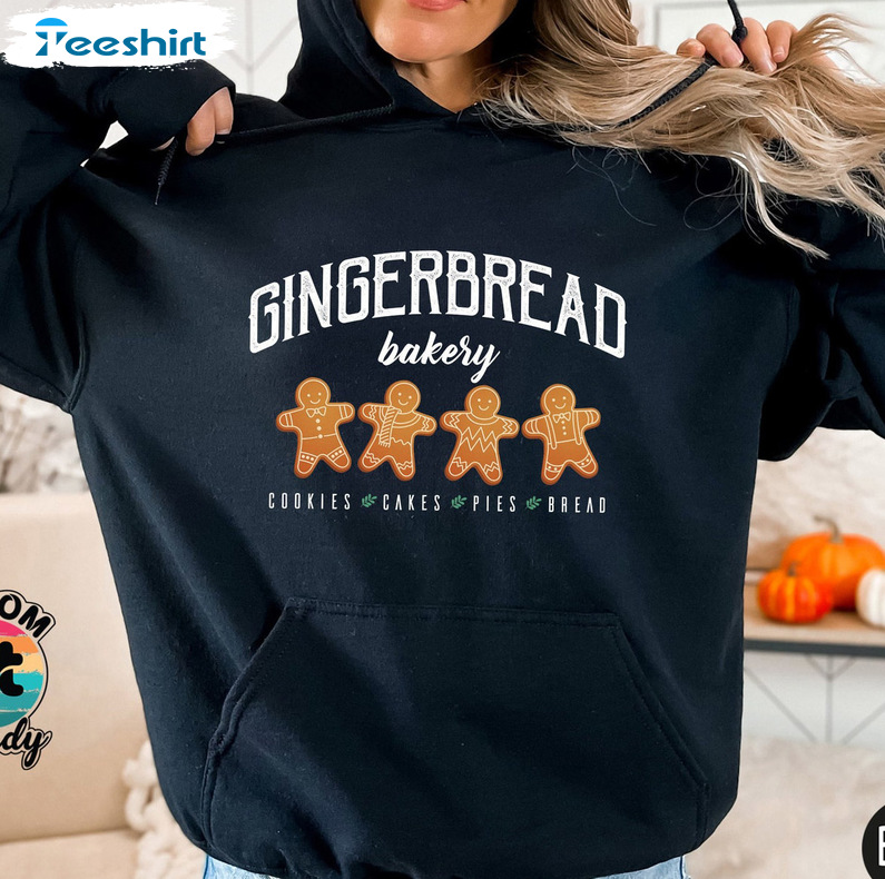 Gingerbread Man Shirt – Christmas Cookie Sweatshirt Crewneck