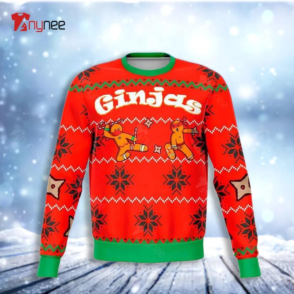 Ginjas Funny Christmas Ugly Christmas Sweater- Best Christmas Gifts 2023