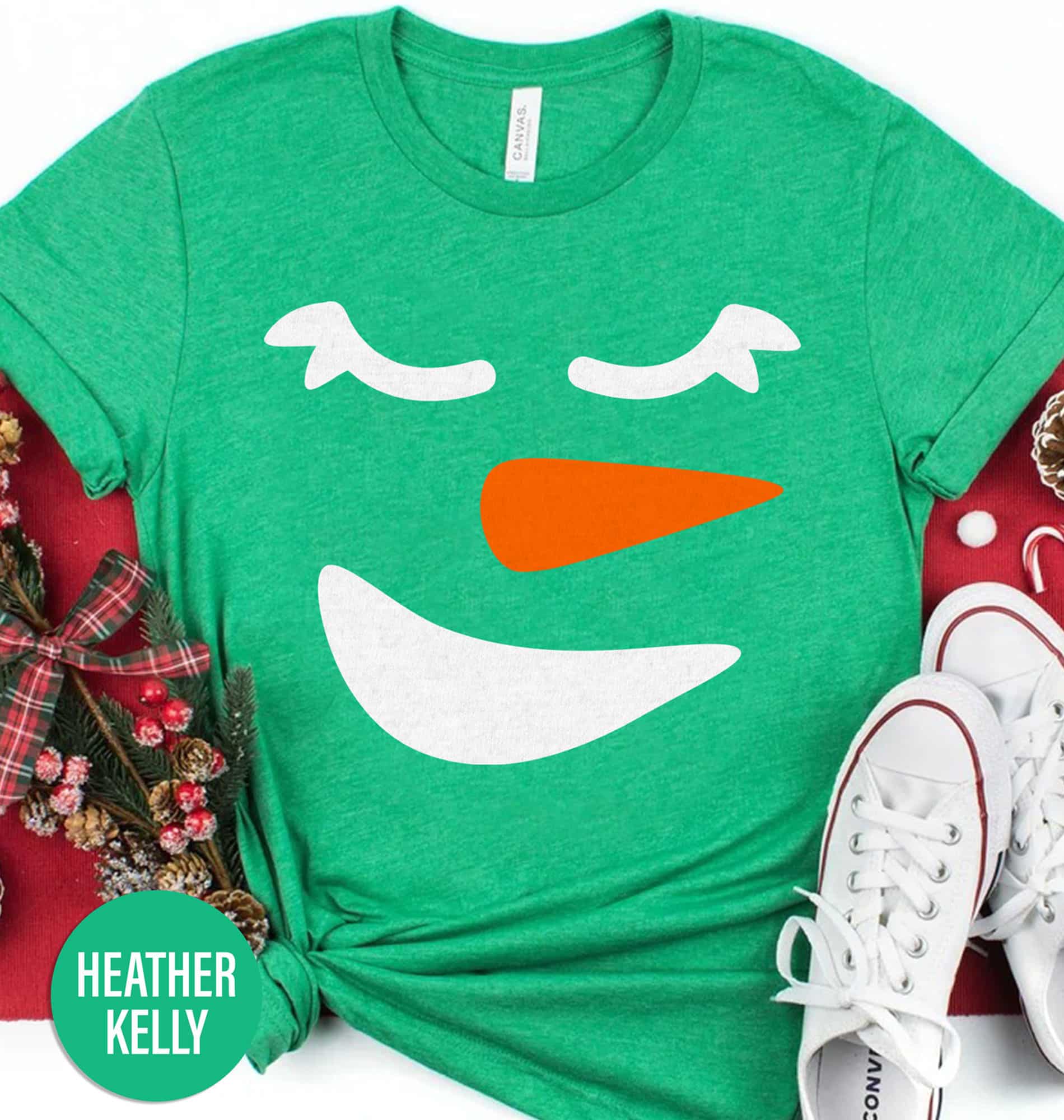 Girls’ Festive Snowman Shirt