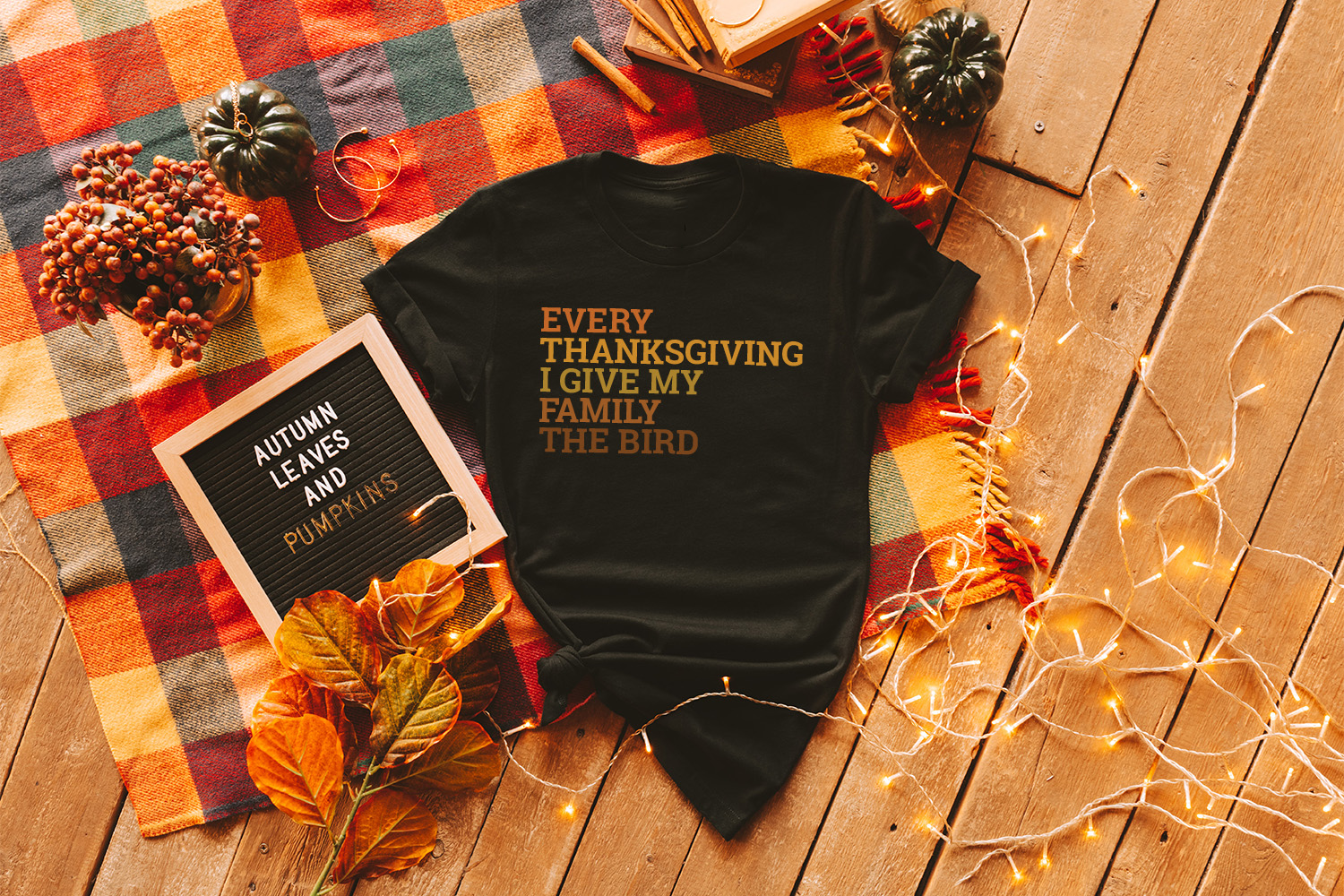 Give My Family The Bird – Funny Thanksgiving Shirts For Fun