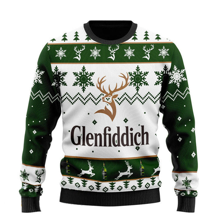 Glenfiddich Whisky Wine Ugly Christmas Sweater – Best Christmas Gifts 2023