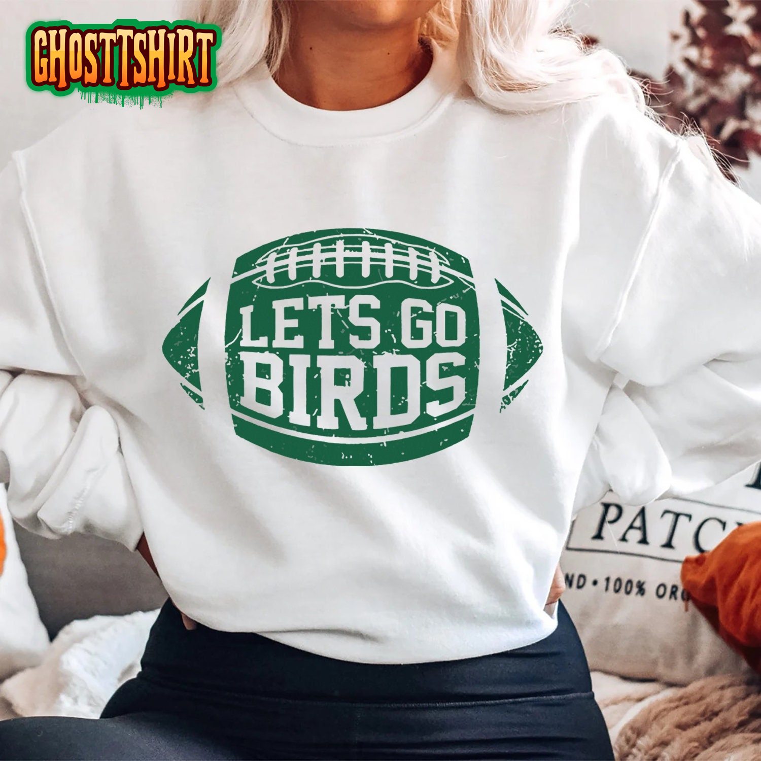 Go Birds Vintage Eagles Football Sweatshirt