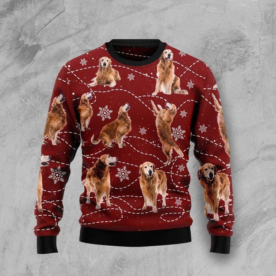 Golden Retriever Ugly Christmas Sweater | For Men & Women | Adult | US1810- Best Christmas Gifts 2023