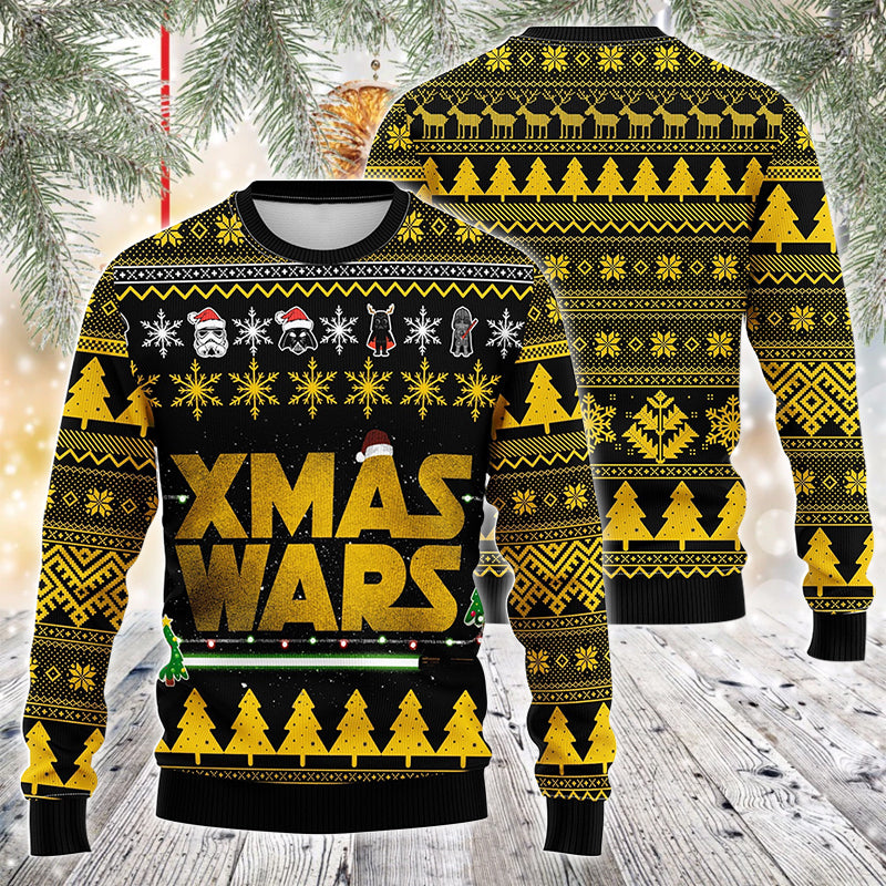 Golden Xmas Wars Greatest Characters Ugly Sweater – Best Christmas Gifts 2023