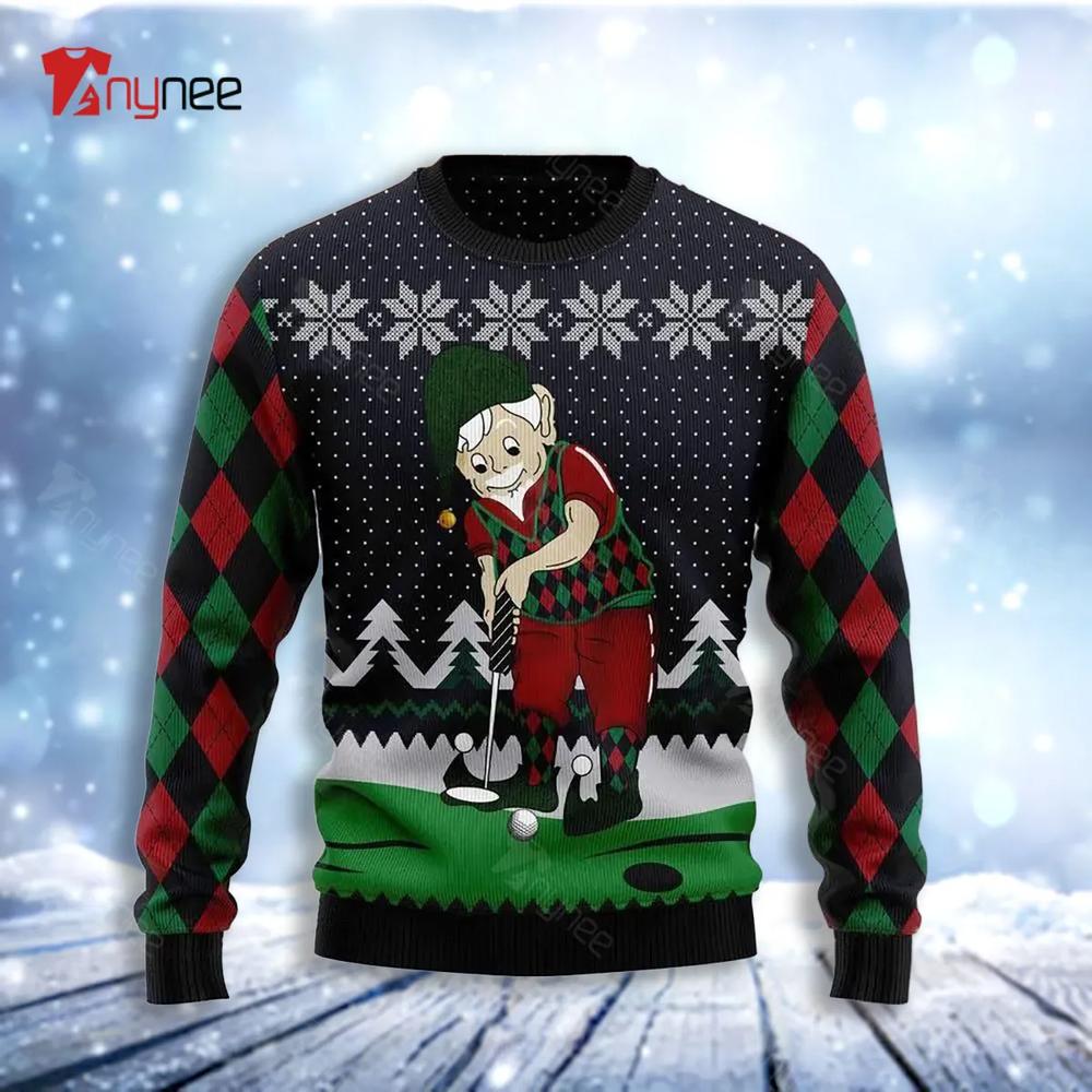 Golf Lover Ugly Christmas Sweater- Best Christmas Gifts 2023