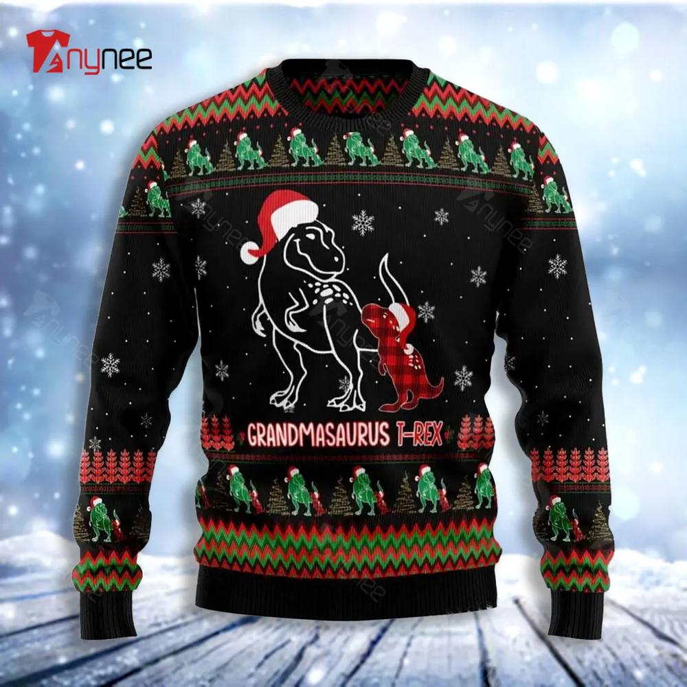 Grandmasaurus Ugly Christmas Sweater- Best Christmas Gifts 2023