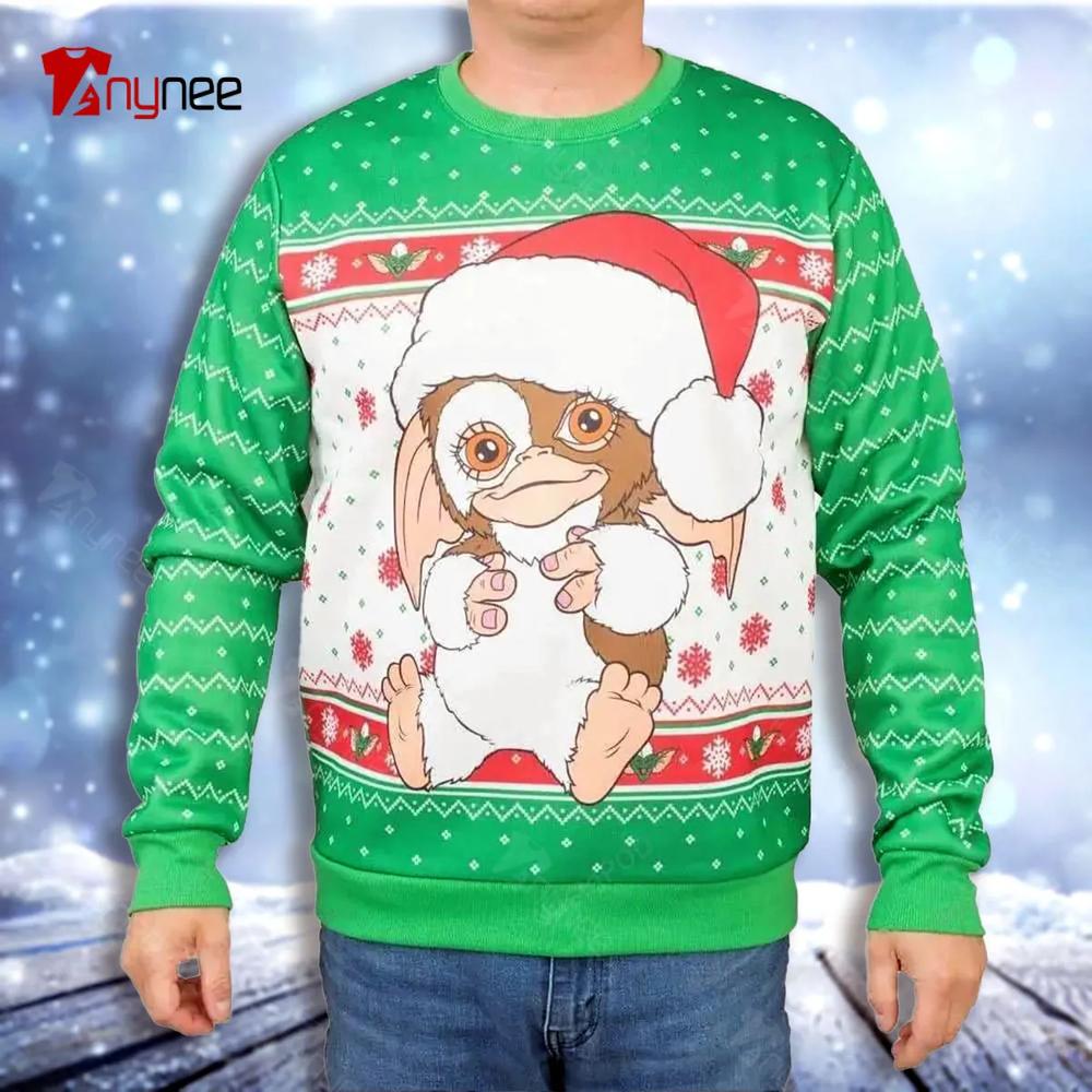 Gremlins Gizmo Santa Ugly Christmas Sweater- Best Christmas Gifts 2023