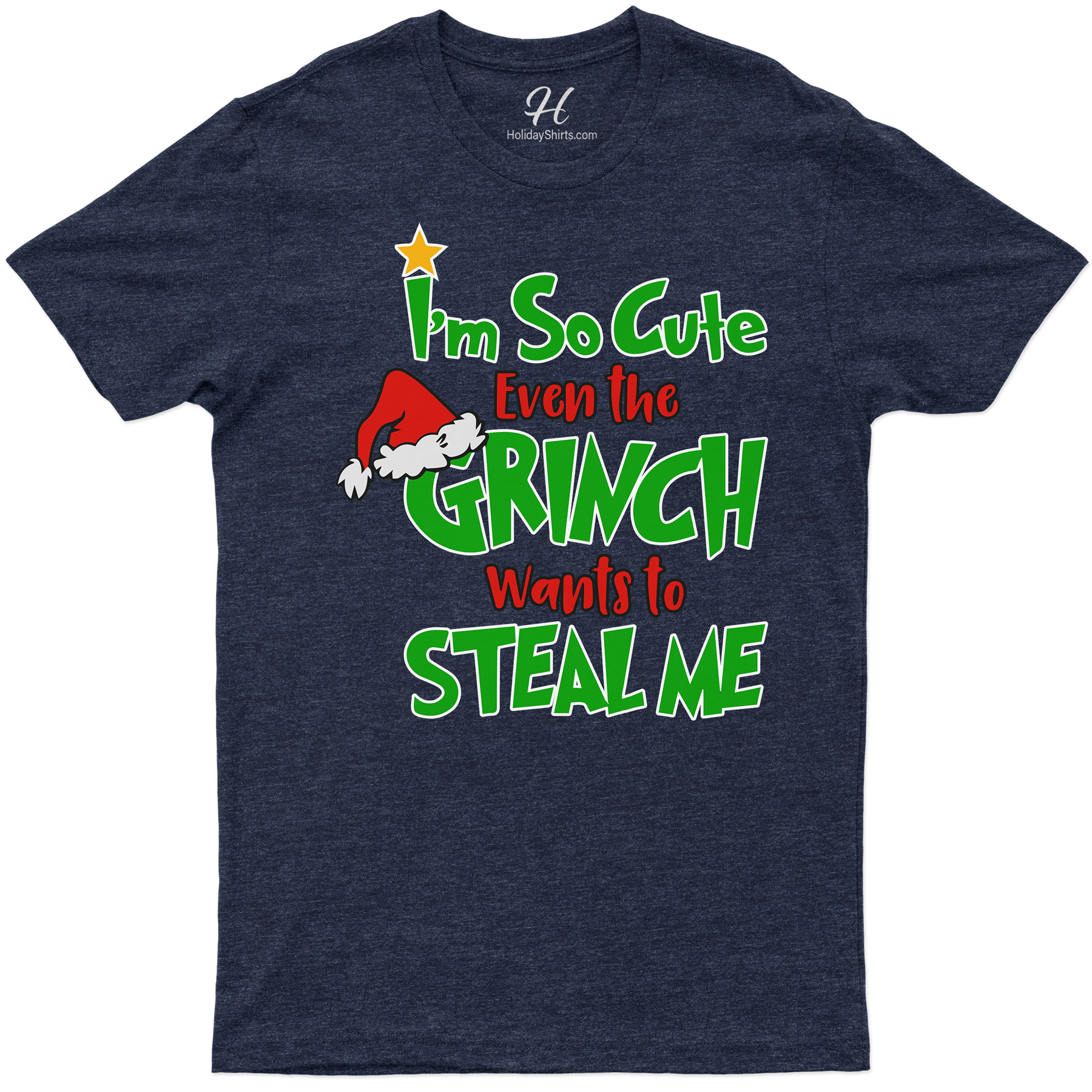 Grinch-Adored ‘Too Cute’ Christmas Shirt