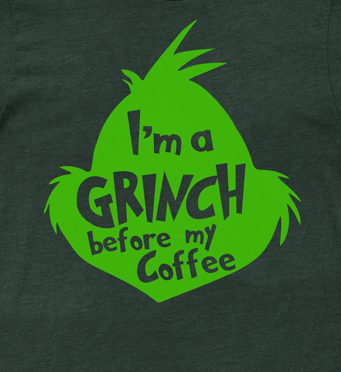 Grinch Before Coffee Christmas Shirt