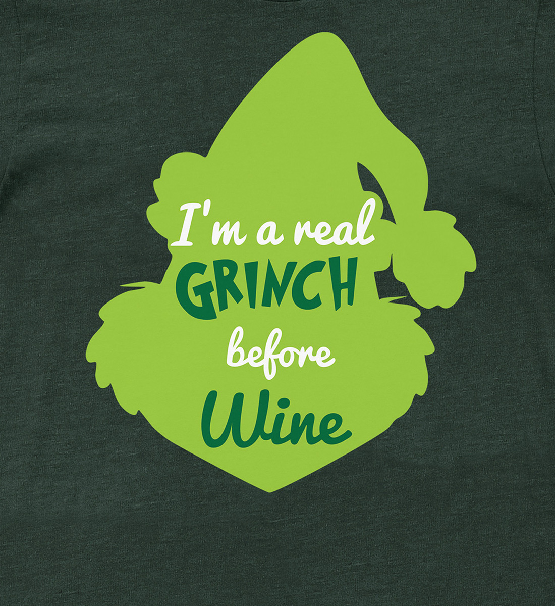 Grinch Before Wine Christmas Shirt