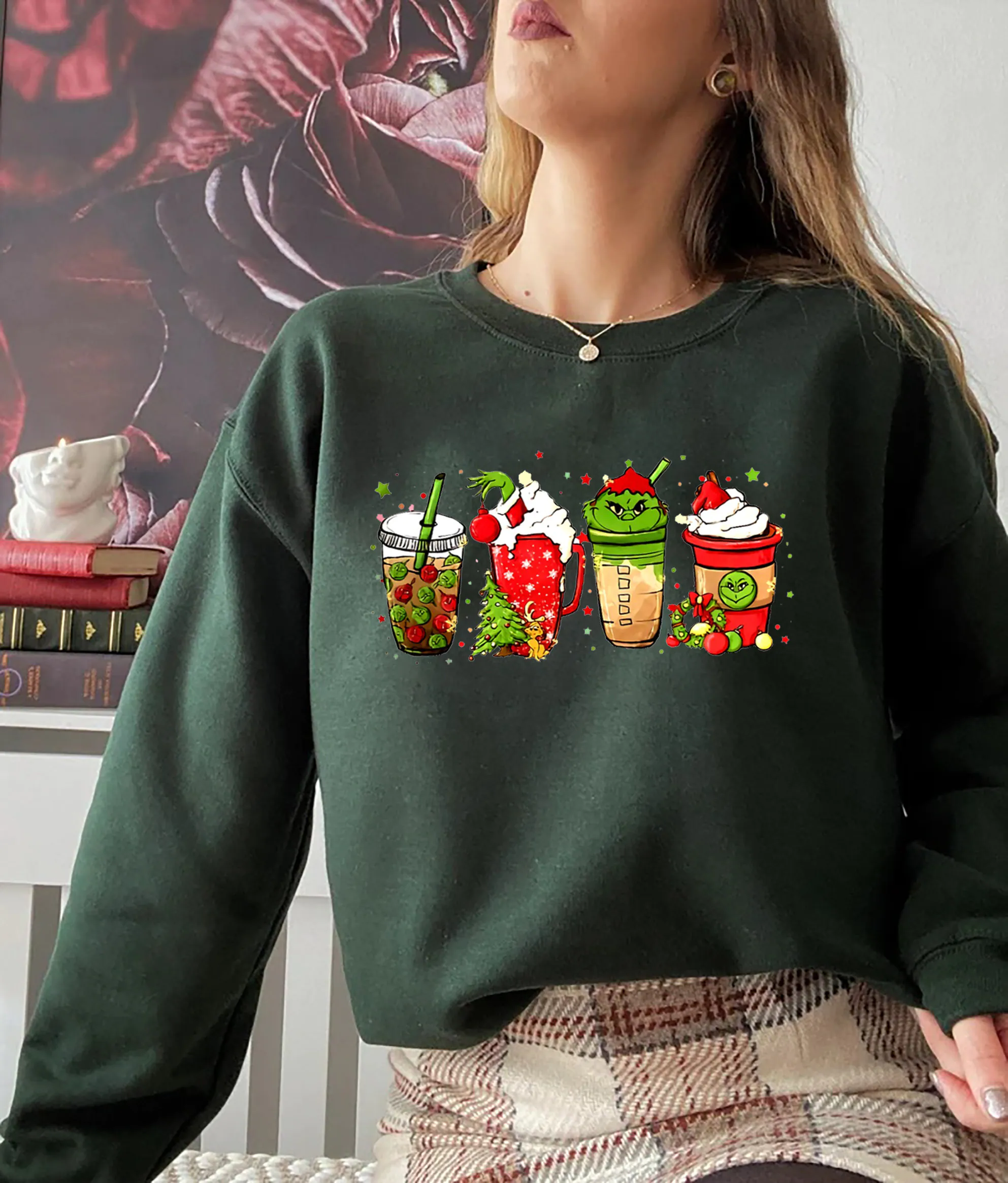 Grinch Christmas Latte Sweatshirt