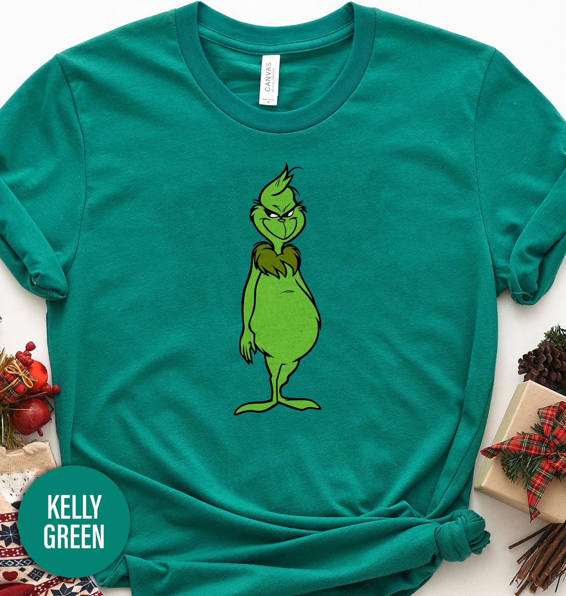 Grinch-themed Festive Shirt  Xmas Special